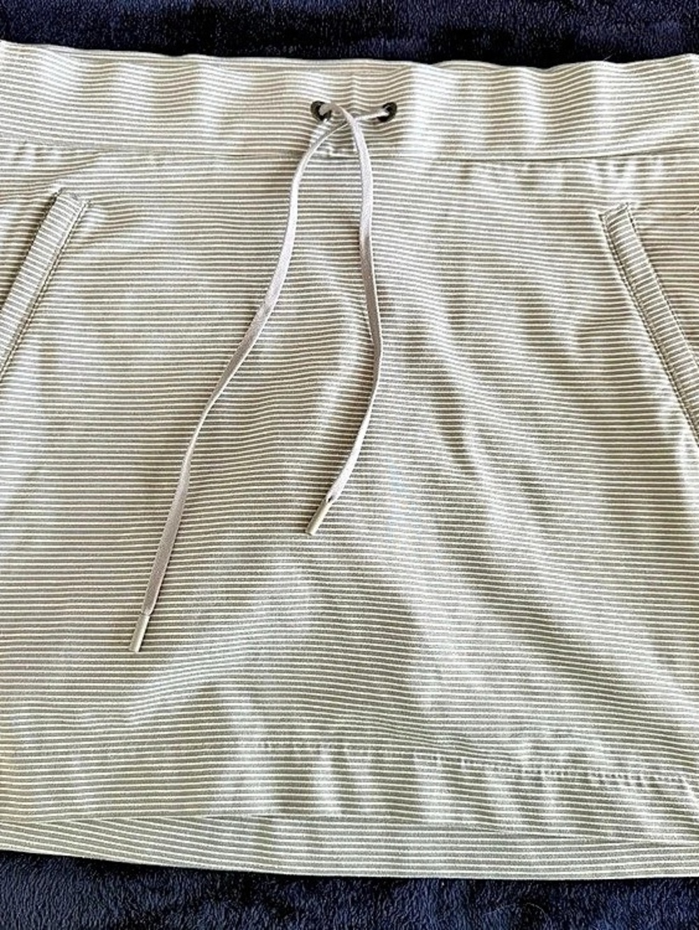 Athleta Brooklyn Textured Skort Gray & White Size Small